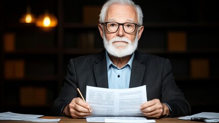 Impact of cost of living on retirement plans illustrated with senior citizens reviewing their investments in a modern office
