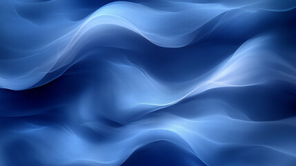 Obraz premium A captivating abstract background showcasing soft, flowing blues, ideal for design projects and artistic presentations.
