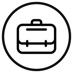 Editable briefcase, portfolio, business, work, office, job investment, bag, suitcase vector icon. Part of a big icon set family. Perfect for web and app interfaces, presentations, infographics, etc