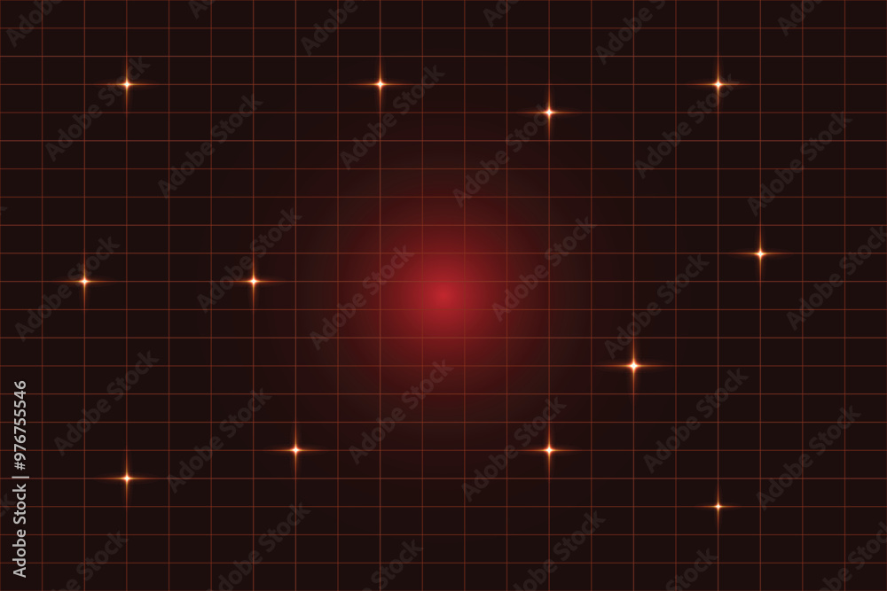 Leinwandbilder Pixel art background.8 bit game. retro game. for game assets in vector illustrations. Retro Futurism Sci-Fi Background. glowing neon grid. and stars from
