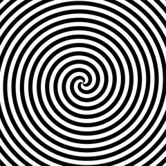 Naklejka premium hypnotic spiral background, optical illusion of chaos, with a stylized design, captivates the eye in this image