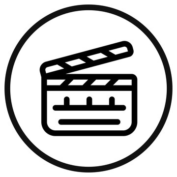 recommend clip art: Editable clapperboard, film production, action, scene vector icon. Movie, cinema, entertainment. Part of a big icon set family. Perfect for web and app interfaces, presentations, infographics, etc