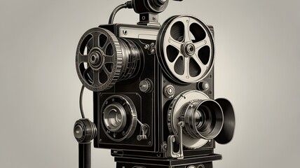 Obraz premium vintage 8mm projector