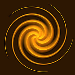 hypnotic spiral background, optical illusion of chaos, with a stylized design, captivates the eye in this image