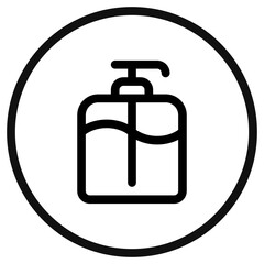 Editable shampoo pump bottle vector icon. Barbershop, lifestyle, grooming. Part of a big icon set family. Perfect for web and app interfaces, presentations, infographics, etc