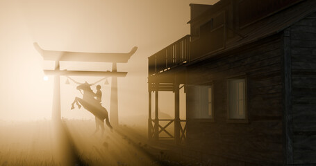 Morning sunshine in the Wild West. © tejas