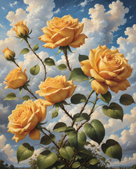 Beautiful Yellow Roses