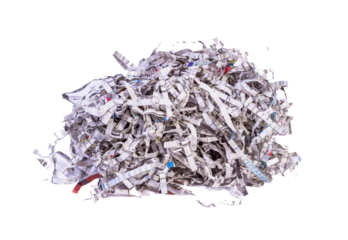 Shredded Paper, Transparent background