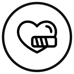 Editable life, heart, health point vector icon. Video game, game elements. Part of a big icon set family. Perfect for web and app interfaces, presentations, infographics, etc