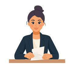 Woman working in office