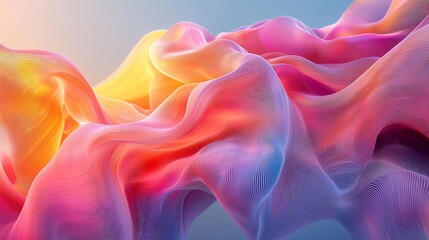 Obraz premium This captivating piece of abstract art captures the fluid elegance of swirling black and silver forms that seem to be in constant motion. The dynamic, wave-like structures resemble liquid metal, twist