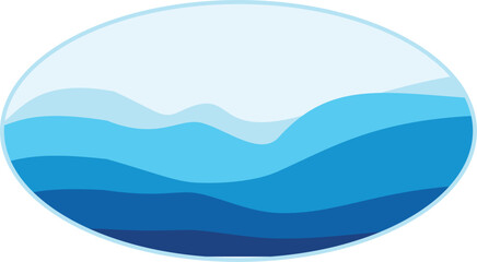 Abstract wavy lines sea waves,ocean,coast,lake,river flow,water design template vector pattern logo blue. Icon beach,symbol summer,badge hotel,pictogram for tourism,sign voyage,cruise travel