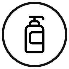 Editable shower gel vector icon. Cosmetics, makeup, skincare, beauty. Part of a big icon set family. Perfect for web and app interfaces, presentations, infographics, etc