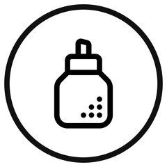 Editable sugar bottle vector icon. Cafe, coffee shop, restaurant, drink, beverages. Part of a big icon set family. Perfect for web and app interfaces, presentations, infographics, etc