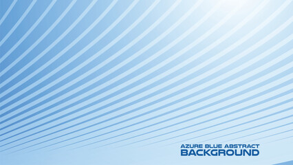 Azure Blue abstract background with curve line for backdrop or presentation