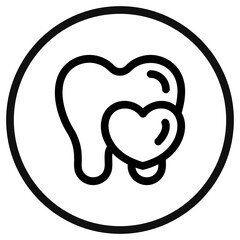 Editable dental care vector icon. Dentistry, healthcare, medical. Part of a big icon set family. Perfect for web and app interfaces, presentations, infographics, etc