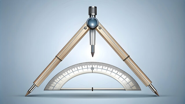 of constructing a bisector of an angle using compass and straightedge, geometry, bisector, construction, compass