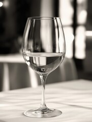 Obraz premium Wine Glass on Table