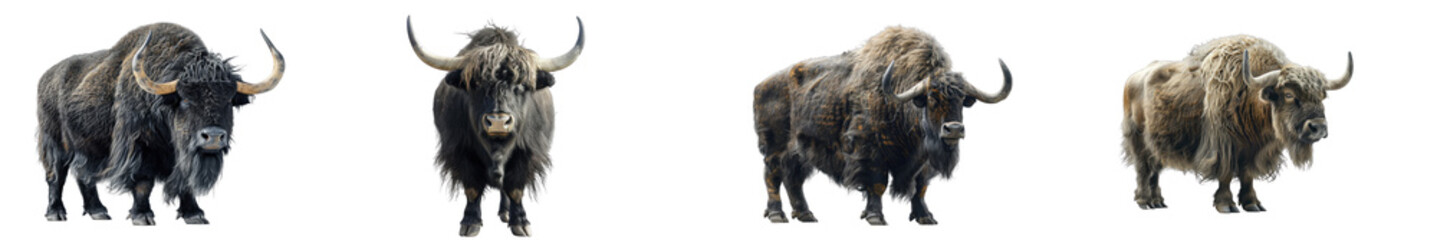 A high-quality image of a yak, highlighting its strength and wool.