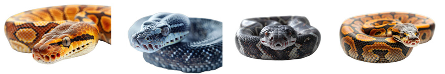 Obraz premium A high-quality image of a python, highlighting its strength and constricting nature.