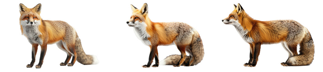 Fototapeta premium A high-quality image of a fox, emphasizing cunning and adaptability.