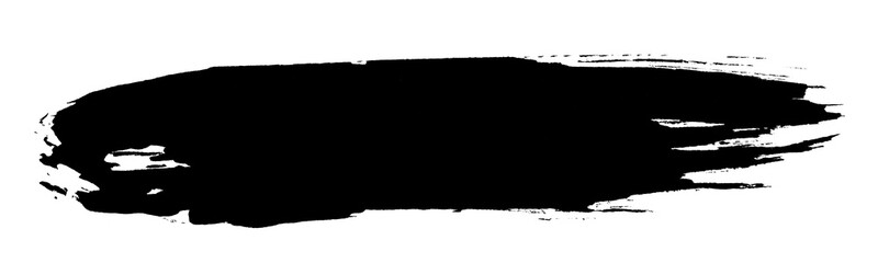 Obraz premium Coup de pinceau à la peinture acrylique - version 2 - Illustration sur fond transparent PNG, et JPEG