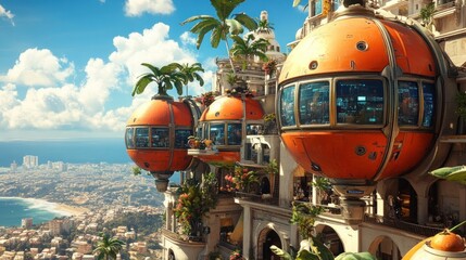 Futuristic Cityscape.