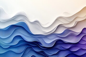 Abstract waves in gradient colors creating a soothing visual effect.