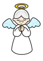 天に召されるおばあちゃん