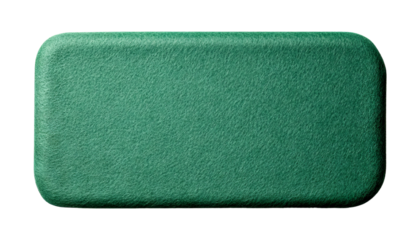 A smooth, green rectangle with a textured surface, perfect for backgrounds or design elements.