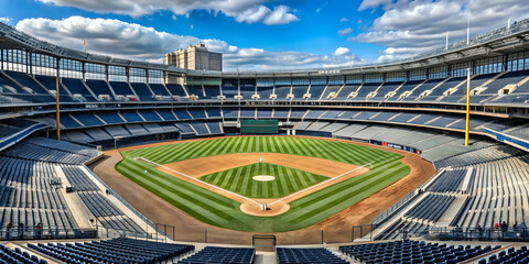 Baseball stadium in the Bronx, NYC , sports, MLB, Yankees, team, players, game, fans, stadium, field, home run
