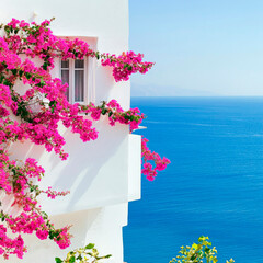 Blumenmeer Am Strand