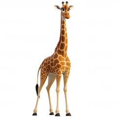 Obraz premium Giraffe Character Illustration