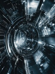 Obraz premium Futuristic Tunnel