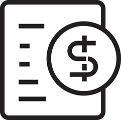 Invoice Line Icon