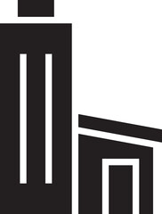 Office Building Glyph Icon
