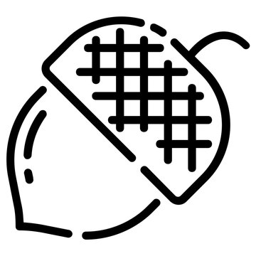 recommend clip art: acorn outline vector icon