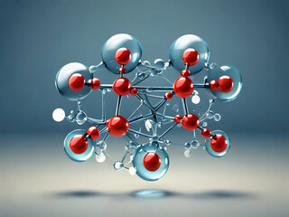 molecule of chemistry,Ai generated 