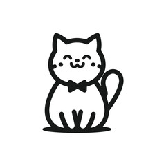 Sweet Cat Mascot Logo Design