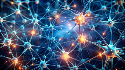 Abstract image representing neural connections, science, brain, technology, AI, artificial intelligence, data, neurons