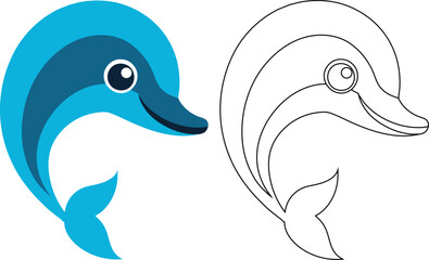 dolphin muscat logo big power full logo white background