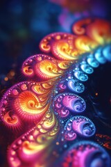 Colorful Table Pattern Close Up