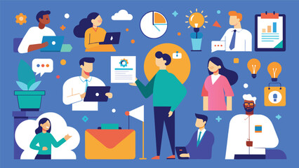 Digital business concept illustrations,mega set collection of scenes with men