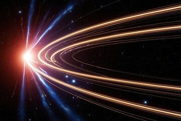 Stellar Acceleration and Gravitational Flux in Bright Light Streams Toward a Black Hole Singularity
