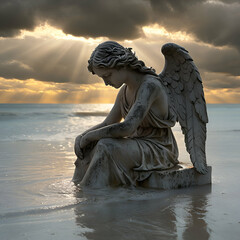 Fototapeta premium Angel of the sea
