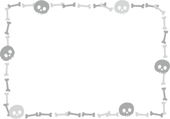 할로윈 뼈다귀 프레임