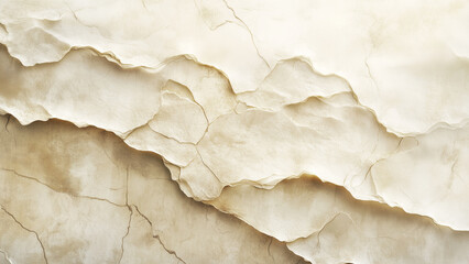 Cinematic Marble: Beige and Brown Watercolor with Antique Parchment Char