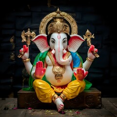 Serene Deity of Wisdom and Prosperity