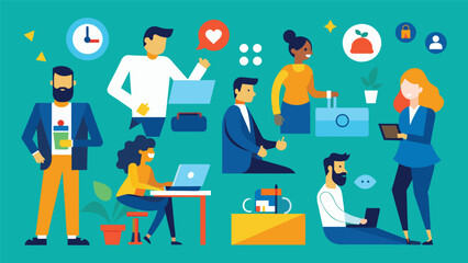 Digital business concept illustrations,mega set collection of scenes with men