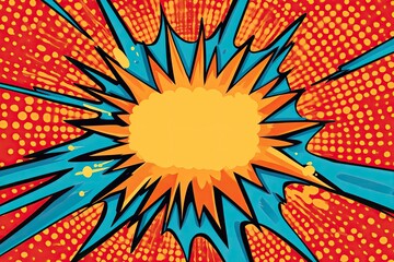 Comic-Style Abstract Message Box